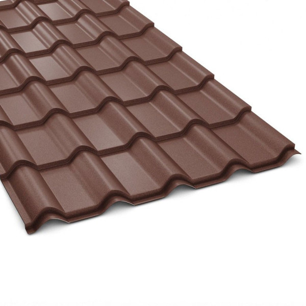 Tigla metalica ral 3011 mat 120 cm
